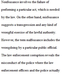 Types Of Law Enforcement Corruption